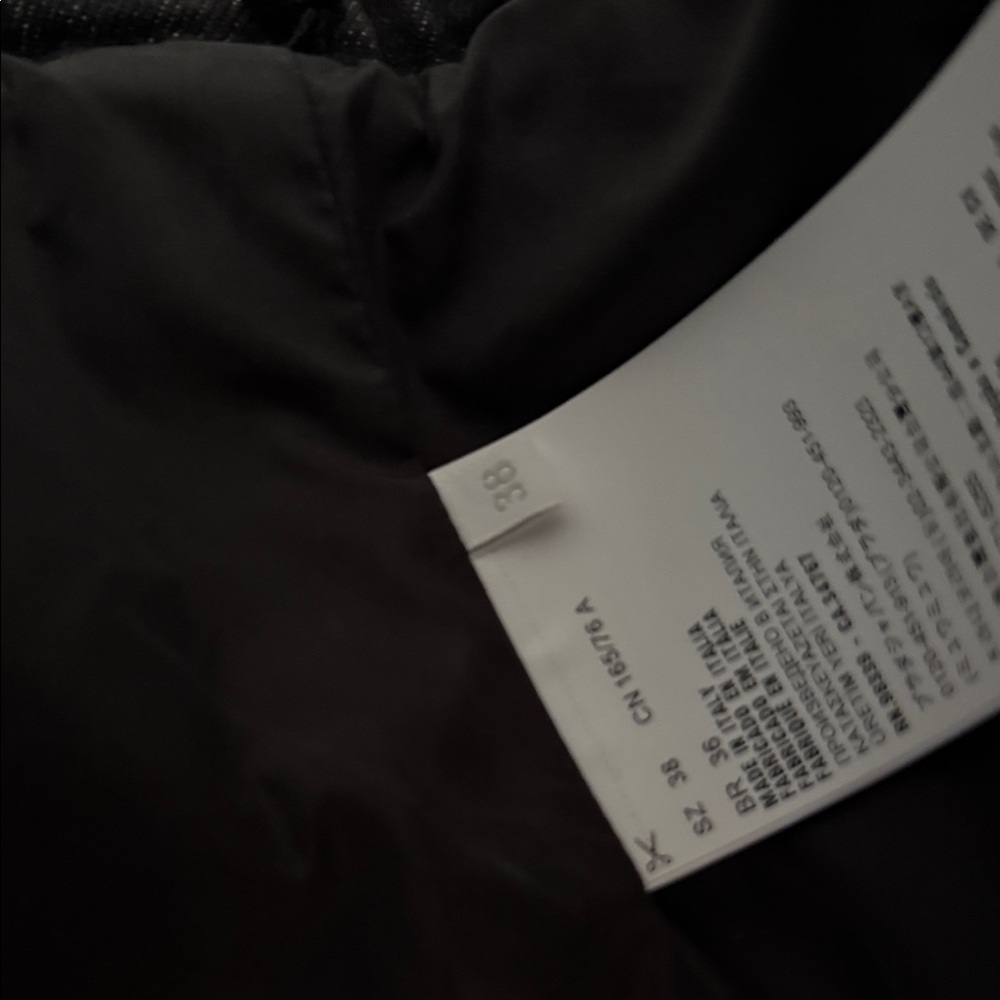 Prada Black Strapless Denim Bandeau Top - Picture 2 of 4